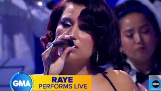 RAYE – Oscar Winning Tears. (Live on Good Morning America)