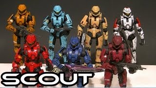 McFarlane Halo 3 SCOUT Armor Comparative Figure Review