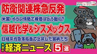 三菱重工 戦線拡大で反発／キオクシアなど 日経平均に採用／ソフトバンクG PayPay上場が下支えに／信越化学 昨年来高値／シスメックス 資本効率向上と株主還元【サクッとマーケット解説】