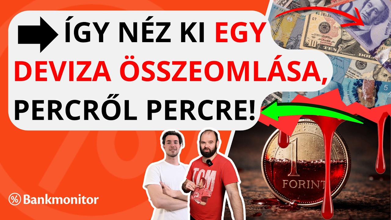 Így néz ki egy deviza összeomlása, percről percre!
