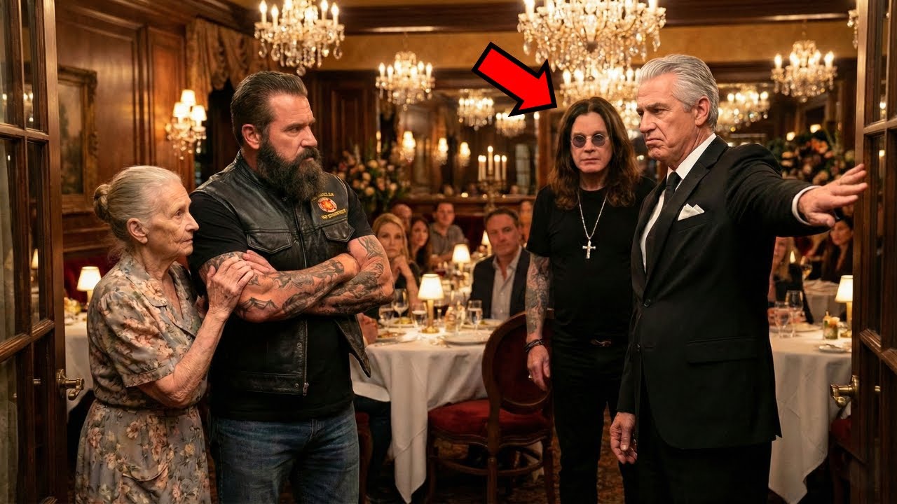 The Head Waiter Refused to Serve a Hells Angel and His Mother – But Ozzy Osbourne Saw Everything