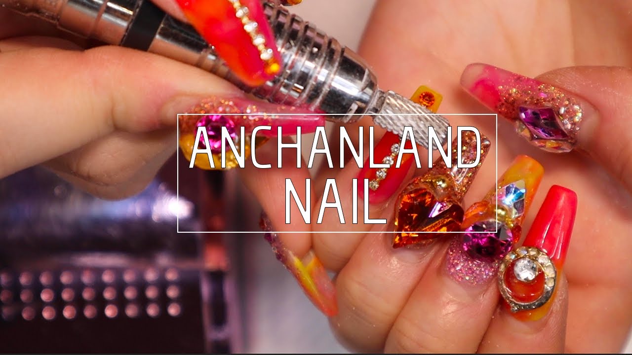 Nail Asmr ゴテゴテのスカルプのマシンオフ セルフネイル Youtube