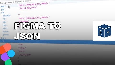 Your first Figma to JSON Export