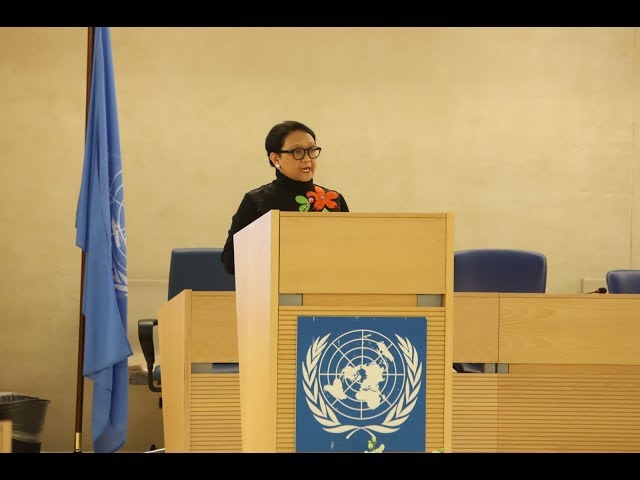 Statement by FM Retno Marsudi for Indonesia's Candidacy in the Human Rights Council 2020-2022 class=