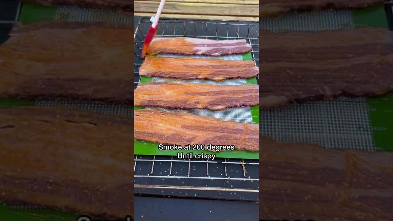 Smoked Candied beef bacon YouTube