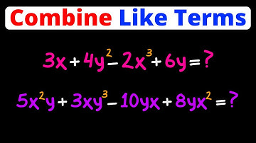 Combining Like Terms | Mixed Variables | Eat Pi