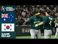 Australia vs korea game highlights  2023 world baseball classic