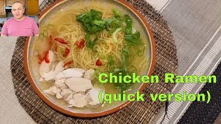 Instant Pot Chicken Ramen recipe in pressure cooker. Instant Pot healthy recipes.
