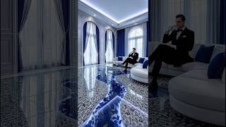 Luxury Epoxy Floor Transformation 😍🔥 | Satisfying Modern Interior Design #shorts #shortsfeed