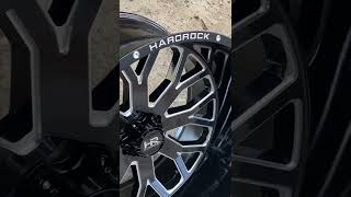 H504 SLAMMER XPOSED 😈 17x9 H106 Matte Black Gmc Duramax Hardrock Offroad Wheels