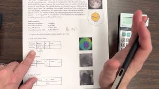 Calculate Area Review - Lunar Craters