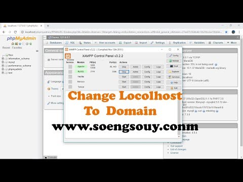 How to change localhost in XAMPP to Domain Name