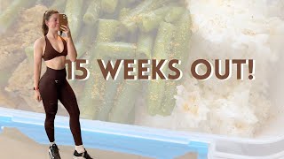 Weekly Bodybuilding Prep Vlog | 15 weeks out!