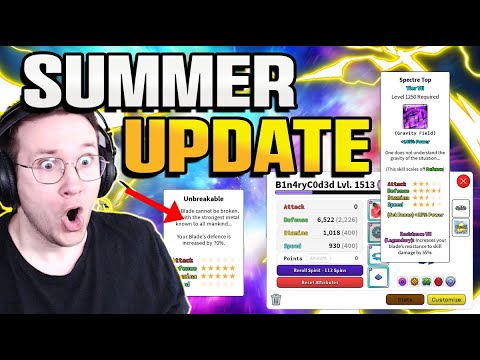 Bladers: Rebirth Summer Update | UNBREAKABLE SPIRIT Spectre Defense ...
