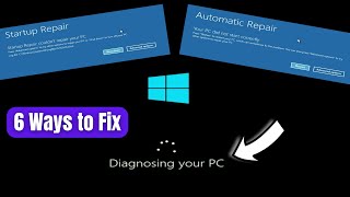 How to Fix Windows Stuck on Diagnosing Your PC at startup - (6 ways to Fix)