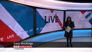 BBC News Blooper - Wrong presenter name appears + catwalk lights not turned on (14 November 2022)