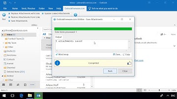 Save Outlook Attachments