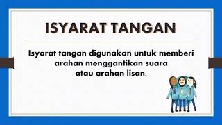 ISYARAT TANGAN PANDU PUTERI ISYARAT TANGAN PANDU PUTERI