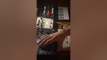 Dawless set up with Microfreak, op1, microcosm, octatrack.