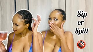 Sip or Spill Challenge | Sneaky link? | Worst kiss ever? | South African YouTube