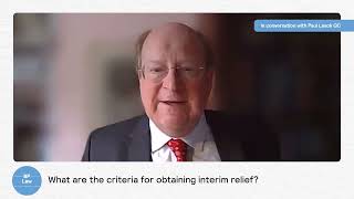 What are the criteria for obtaining interim relief?