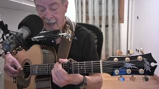I'm on fire Bruce Springsteen + tutorial e tab chitarra & armonica (cover)