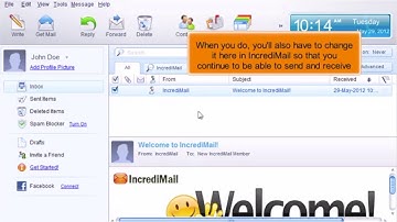4) How to change your email password in IncrediMail by Gecko Websites