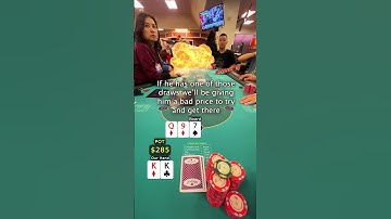 Thumbnail of ALL IN with Pocket Kings $1500 Pot! #poker #gamble #casino #holdem