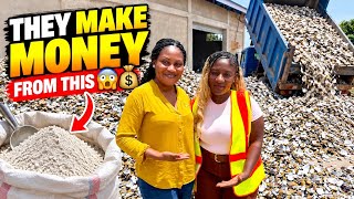 FROM HOSPITAL WORKERS TO FACTORY OWNERS: THE OYSTER SHELL BUSINESS IN GHANA!