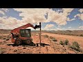 Building fence with Skid Steer Montana Post Driver
