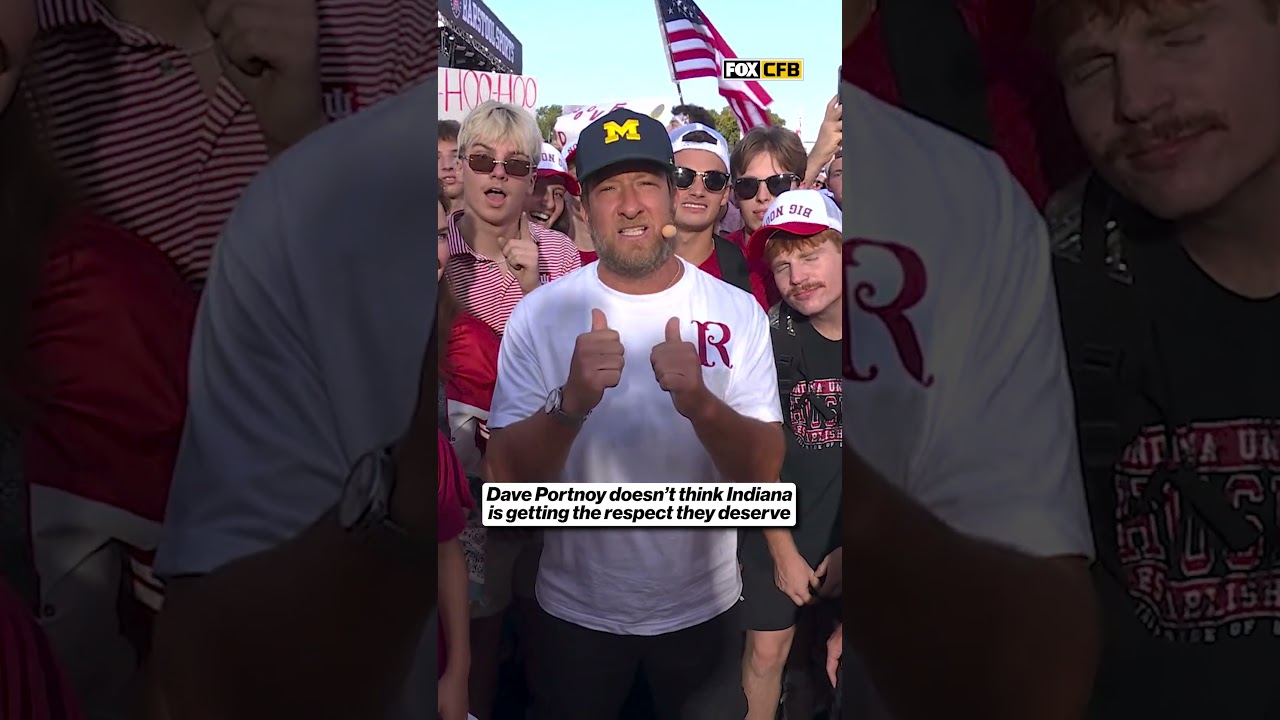 Dave Portnoy is putting some RESPECT on Indiana’s name :clap: #CFB #barstool #indiana #football