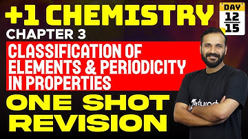 Plus One Onam Exam Chemistry | Chapter 3 | Classification of Elements and Periodicity in Properties