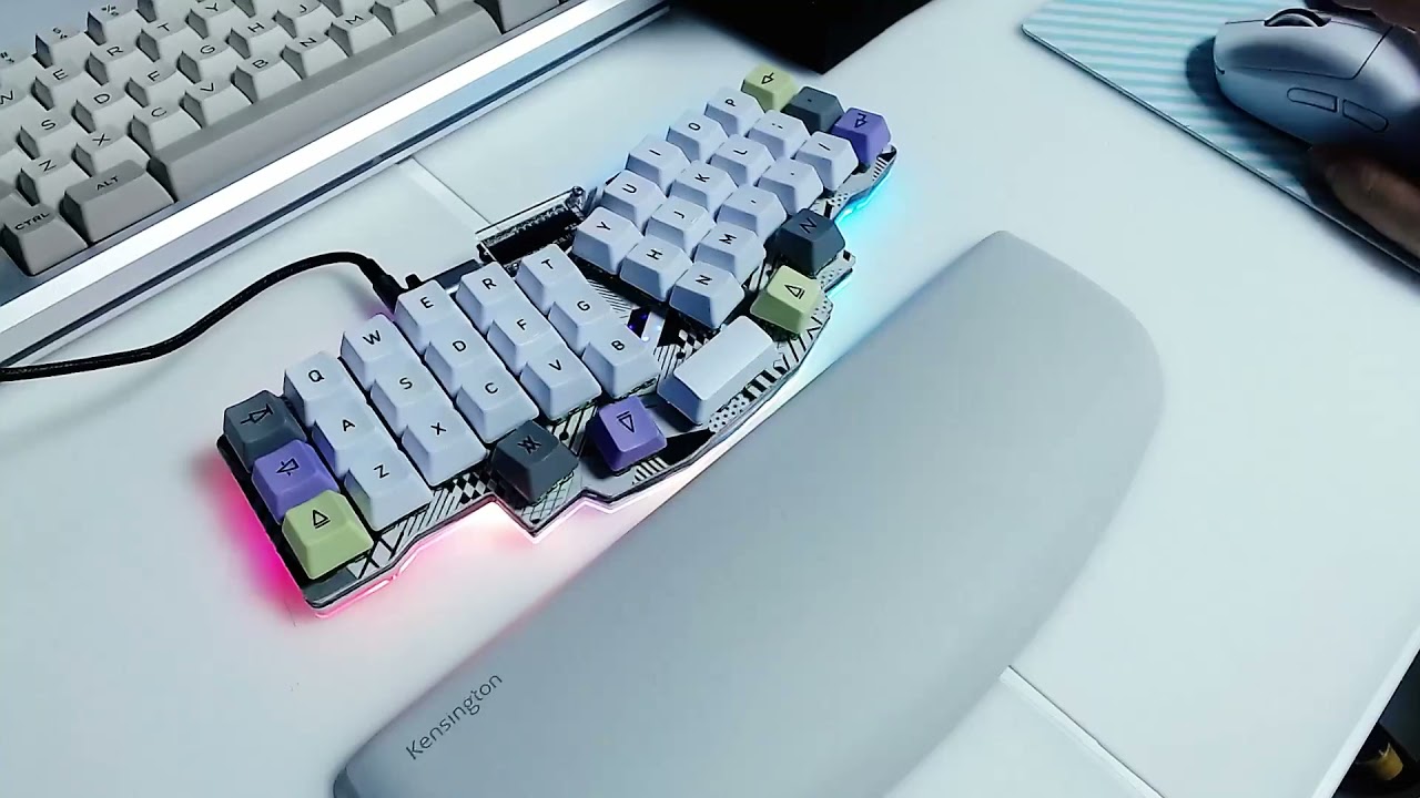 Corne v3 Choc Bluetooth/有線対応 静音軸分割キーボード すぐに使えるCRKBD Corne キーボード v3.0.1 分割キーボード