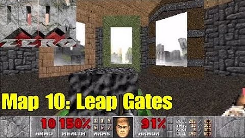 Doom Zero (100%) Walkthrough: Map 10 - Leap Gates