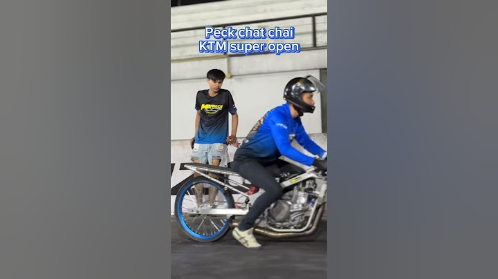 PECK CHAT CHAI x KTM OPEN 🏁 #dragbike #dragbikethailand #ktm #ngo #ebon #armrayong #teknotunerhs