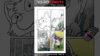 Striped Bandits Speed Painting : Page 32 #artshorts #speedpaint #procreate #timelapse #comicart