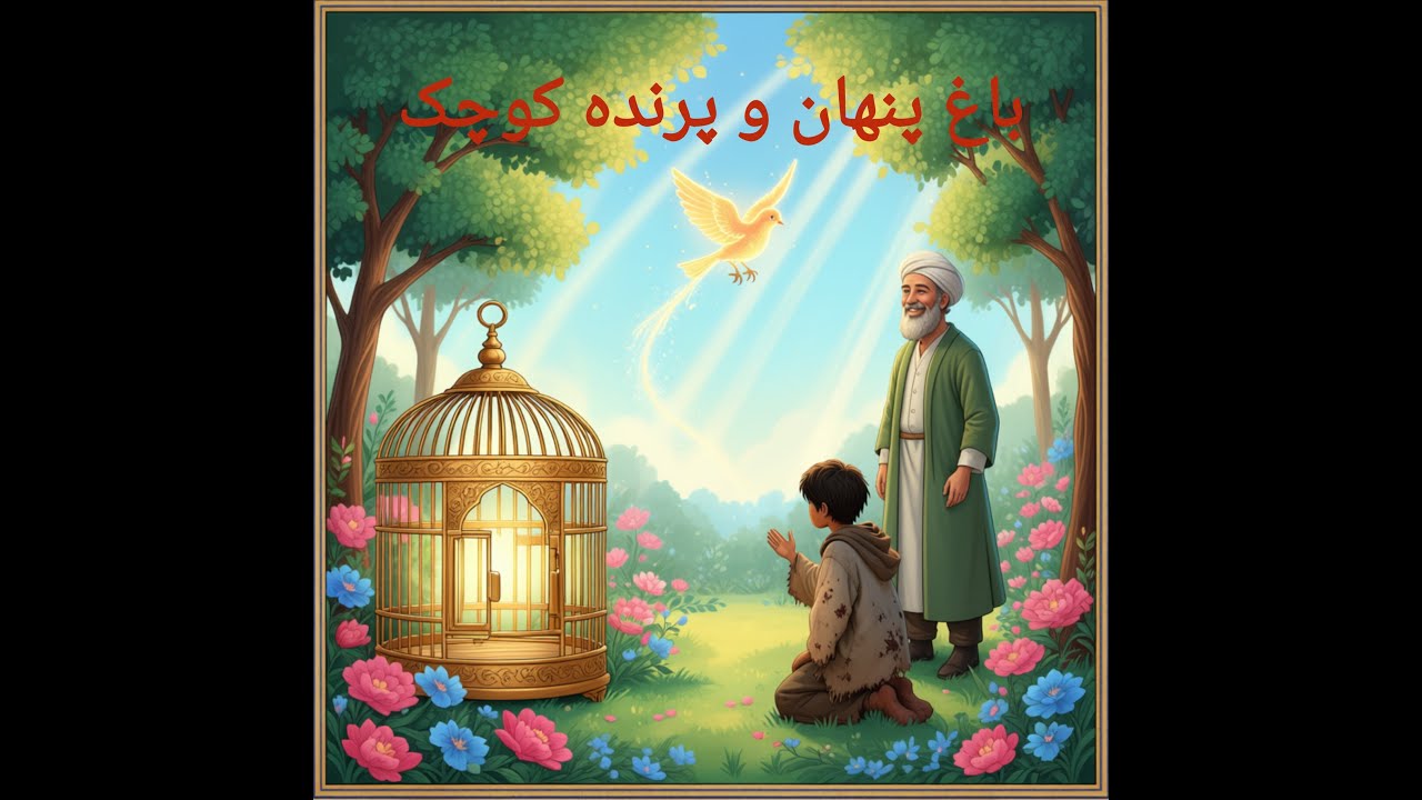 The Hidden Garden and the Free Bird | A Magical Rumi Story 🌟