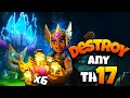 TH17 Super Yeti Attack With 6 Revive Spell !! TH17 Attack Strategy (Clash of Clans)