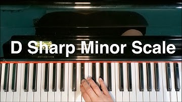 D Sharp Minor Scale Piano Natural Harmonic Melodic