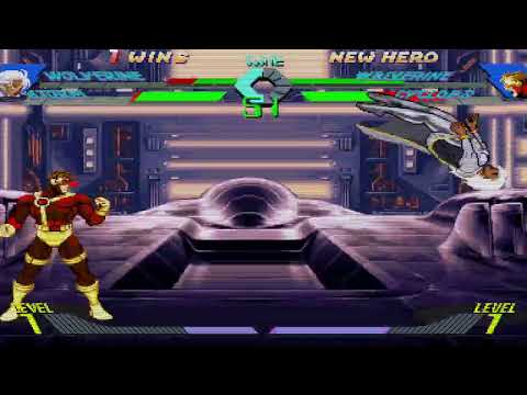 X-Men vs. Street Fighter - Wolverine, Storm vs. Wolverine, Cyclops