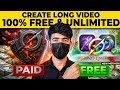STOP Paying! Create LONG AI Videos FREE &amp; UNLIMITED 🤯 | Image to Video &amp; Text to Video AI (2026)