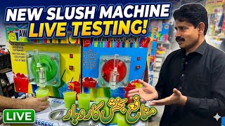 New Slush Machine in Lahore Testing  || Profitable business in Pakistan | Soft Ice Slush Formula screenshot 5