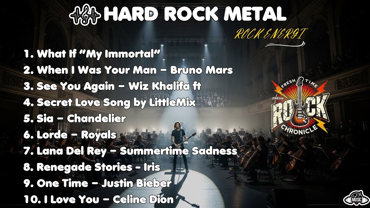 TOP 10 ROCK ⚡ BEST SONG ROCK ENERGI Metallica, || WHAT IF"MY IMMORTAL" - WHEN I WAS YOUR MAN
