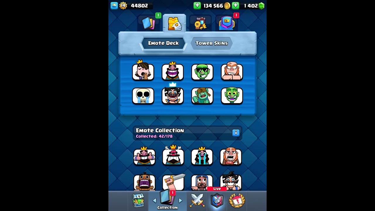 Claiming emote from mega deck challenge 