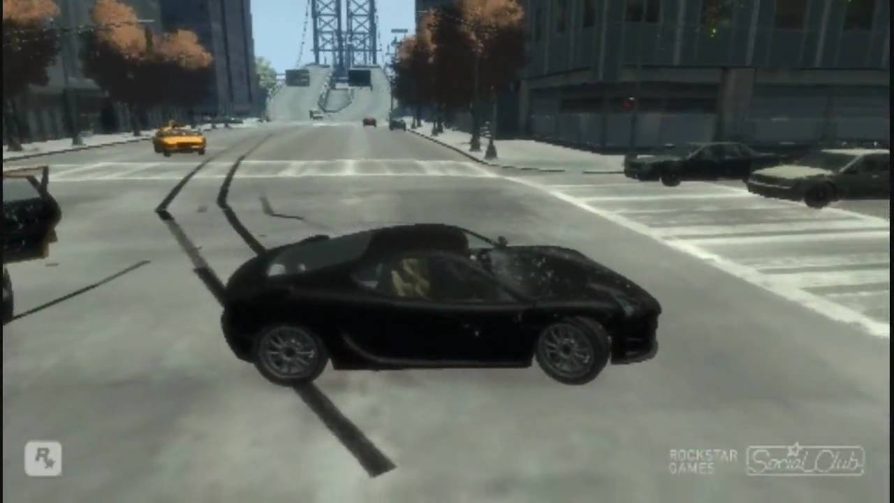 GTA 4 Slow Motion Crashes