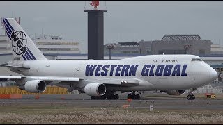 Western Global Airlines Boeing 747-400Bcf N344Kd Takeoff From Narita 16R