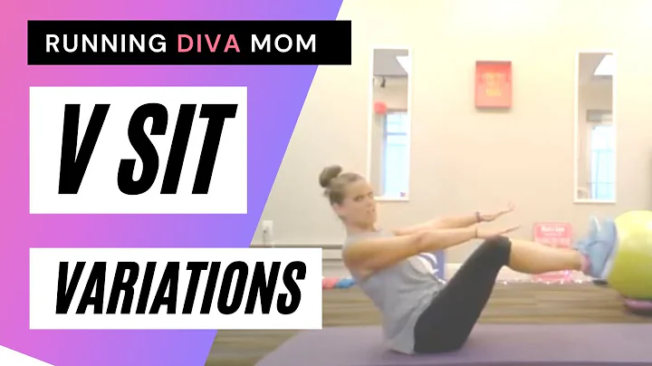 Get a STRONG CORE with these V SIT Variations | Workout at Home with no equipment | RUNNING DIVA MOM