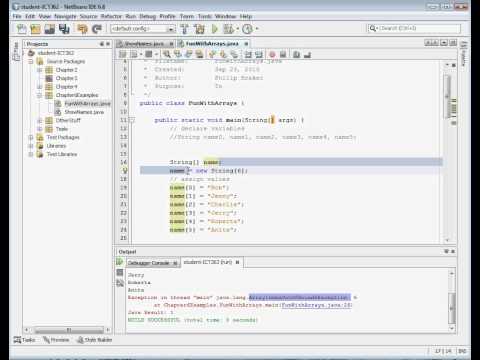 Java Programming: Intro to Arrays part 1