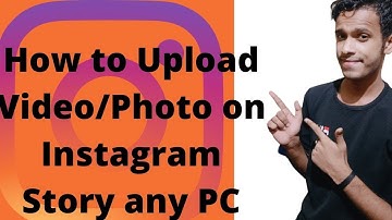 How to Upload Video/Photo on Instagram Story any PC |LAPTOP|CHROMEBOOK|| on Desktop || 2021