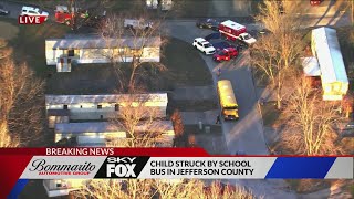 Child struck, killed by school bus in Jefferson County